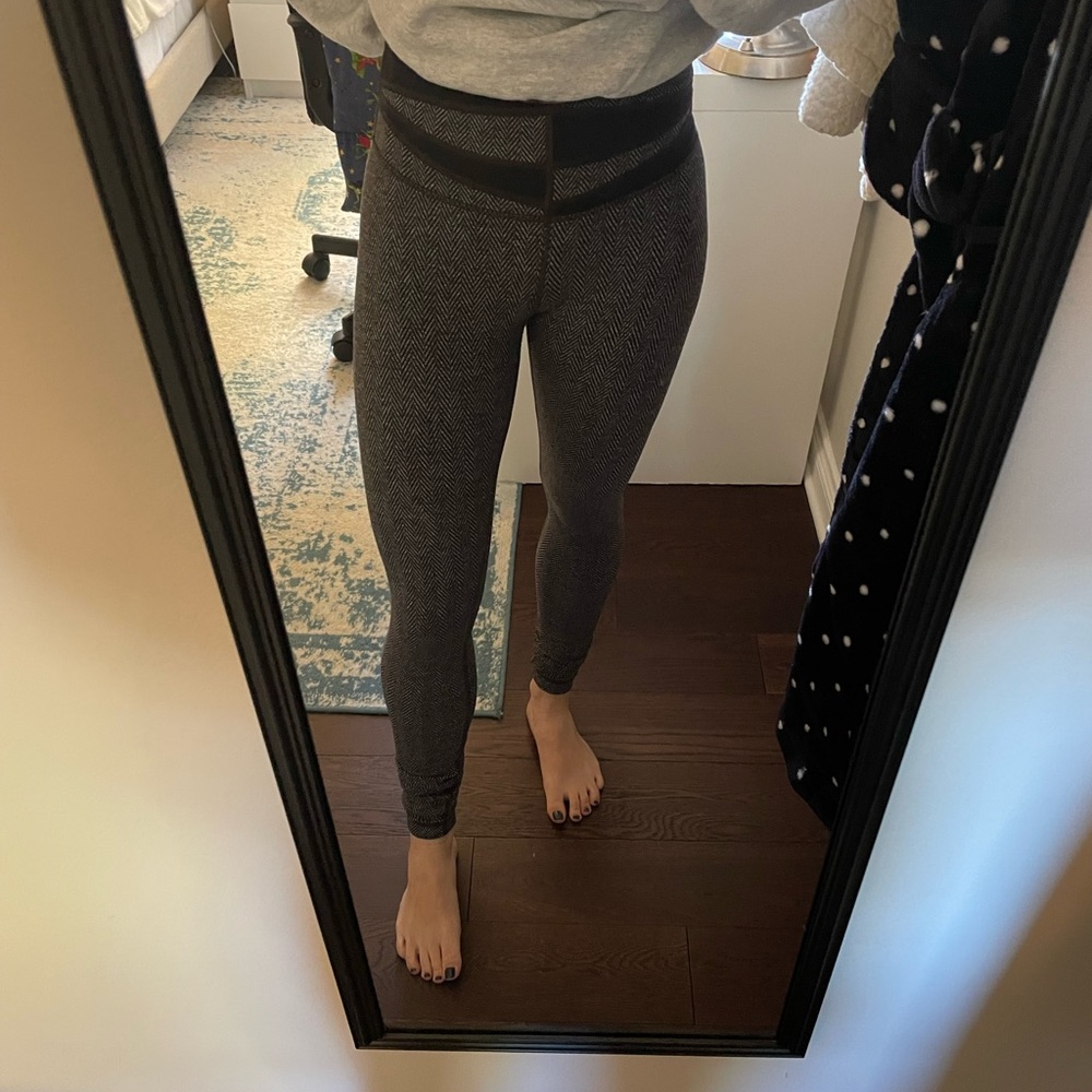 Lululemon Brown & Black Patterned Leggings